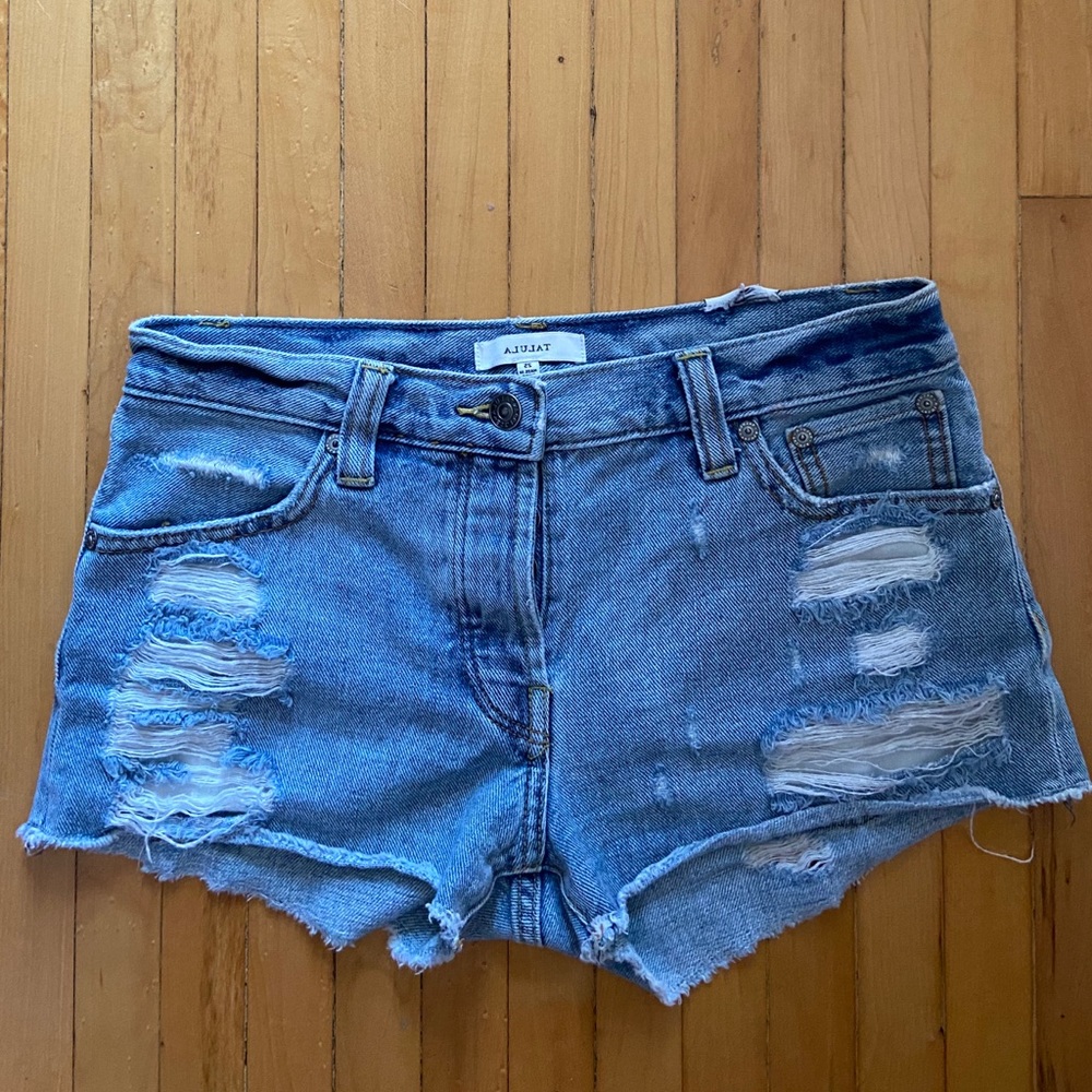 TALULA distresses Jean shorties! NWOT